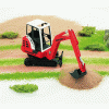 BRUDER Schaeff HR16 Mini excavator - Thumbnail Image 2