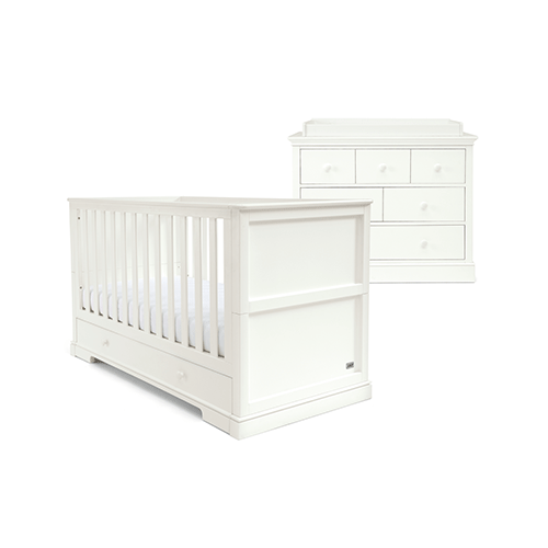 Mamas & Papas Oxford Set (Cotbed & Dresser) - Image 1